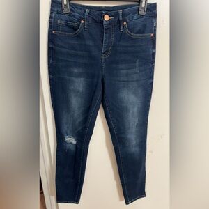Royalty For Me Tummy Control High Rise Classic Skinny Jean Size 6